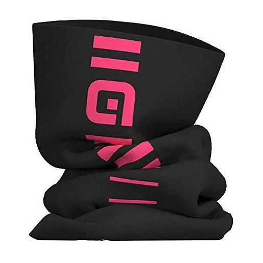 ALE' ale identità tubolare copricapo multifunzionale, nero/rosa fluo, taglia unica unisex-adulto