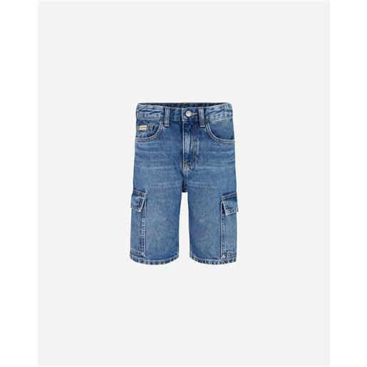 Calvin Klein Jeans cargo relaxed jr - bermuda - denim