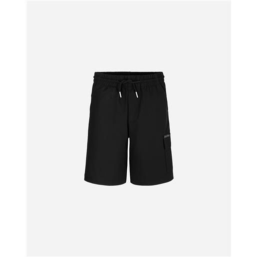 Calvin Klein Jeans cargo jr - bermuda - nero