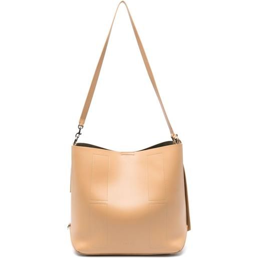 Hogan borsa a spalla media in pelle - toni neutri