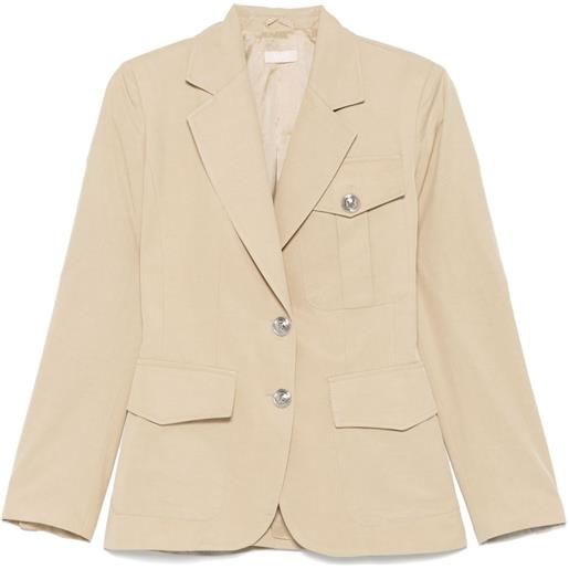 LIU JO blazer monopetto - toni neutri