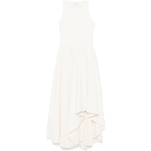 Alexander McQueen abito midi asimmetrico - toni neutri