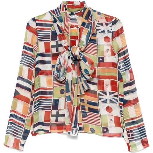 BODE blusa international - rosso