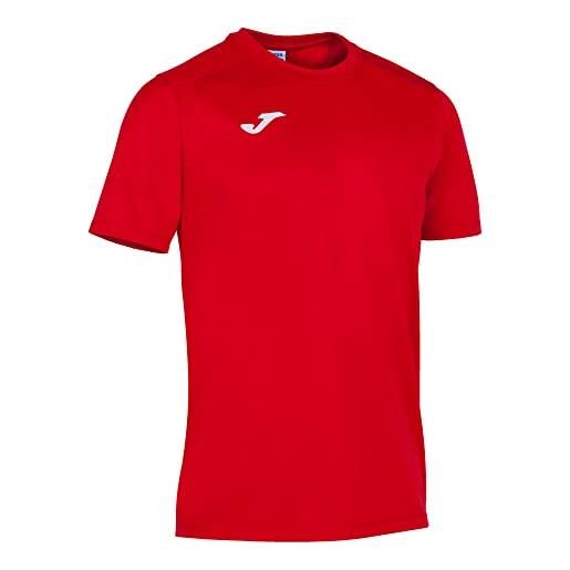 Joma t-shirt femme strong, unisex - adulto, uniquenumber, rosso, 4xs-3xs