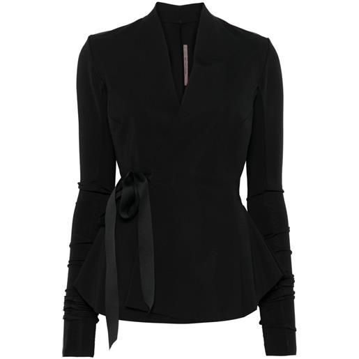 Rick Owens Lilies giacca a portafoglio - nero