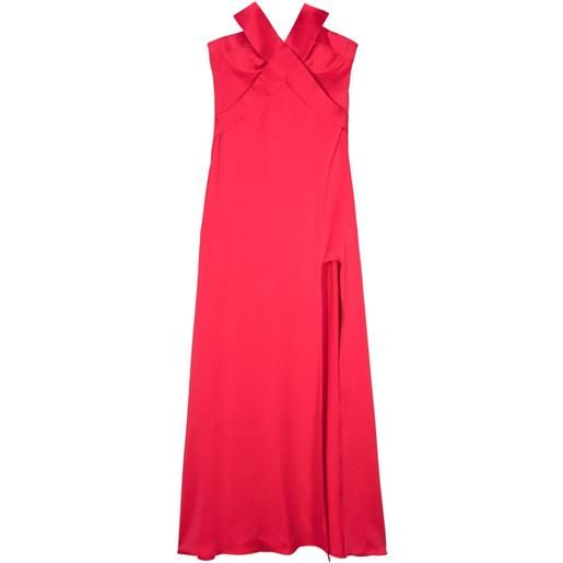 Genny abito da sera senza spalline - rosso