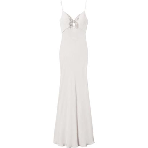 TWINSET abito con motivo intrecciato - bianco