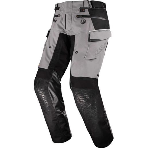 Ls2 pantaloni moto touring Ls2 apollo man nero scuro grigio comf
