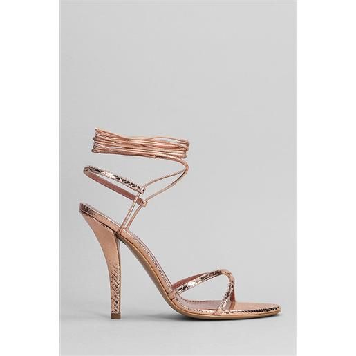 Paris texas sandali linda 105 in pelle rame