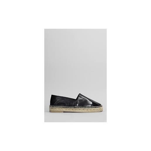 Ami Paris espadrillas in pelle nera