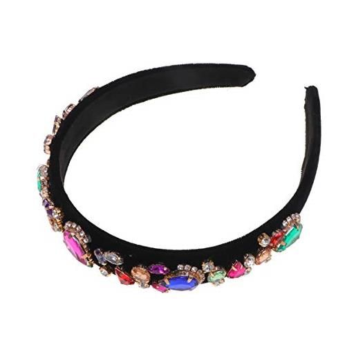 HEALLILY fascia larga della pietra preziosa del rhinestone del diamante - accessori per cerchio copricapo headwear