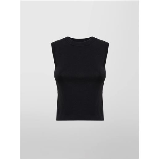 ALPHA STUDIO canotta cropped match set
