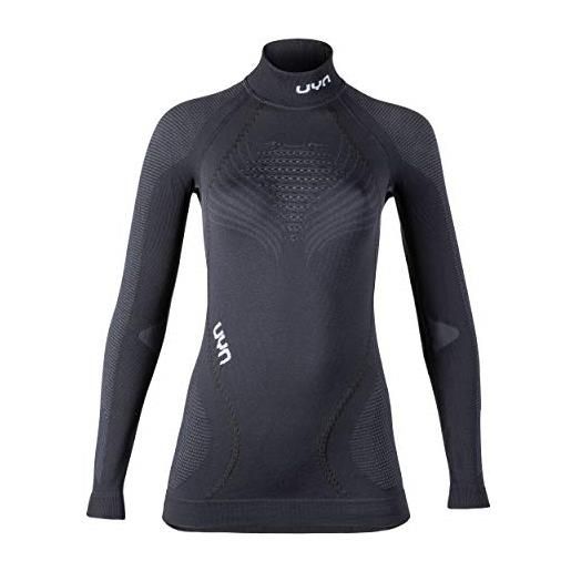 UYN lady ambityon uw shirt lg_sl turtle neck ambityon maglia intima dolcevita manica lunga da donna, donna, blackboard/anthracite/white, xs, (u100035)