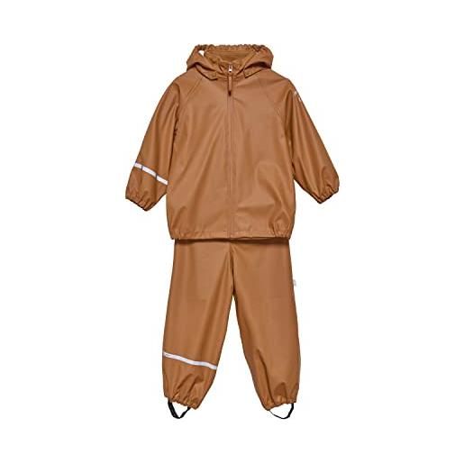 Celavi set unisex per bambini basic recycle pu rainwear, moonscape, 100