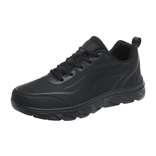 Generic scarpe da uomo sport - urbane ortopediche sneaker scarpe casual da uomo casual in mesh traspirante scarpe scarpe da tennis antiscivolo ginnastica in pelle scarpe comode per camminare