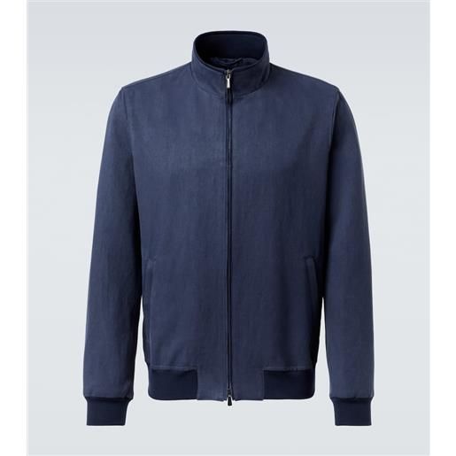 Thom Sweeney giacca blouson in lino