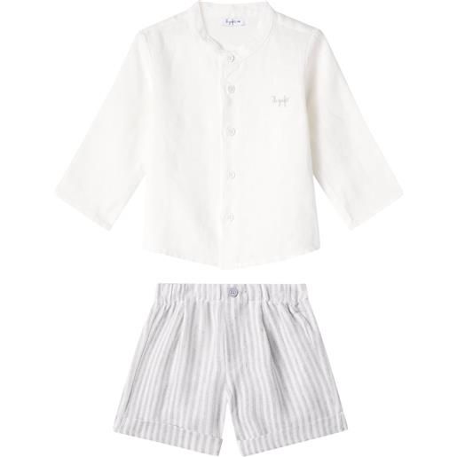Il Gufo baby - camicia e bermuda in lino