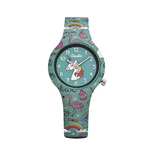 Doodle orologio unicorn moodle do32005 bambina multicolore