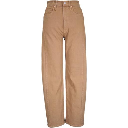MOTHER pantaloni a gamba ampia - toni neutri