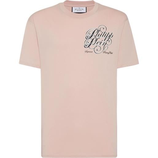 Philipp Plein t-shirt club the course stones - rosa