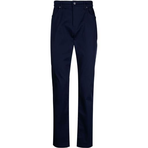 Moschino pantaloni dritti - blu