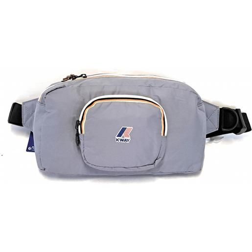 K-Way marsupio richiudibile kway le vrai sylvain grey blue avio