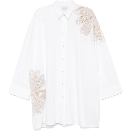 Forte Forte chemisier midi - bianco