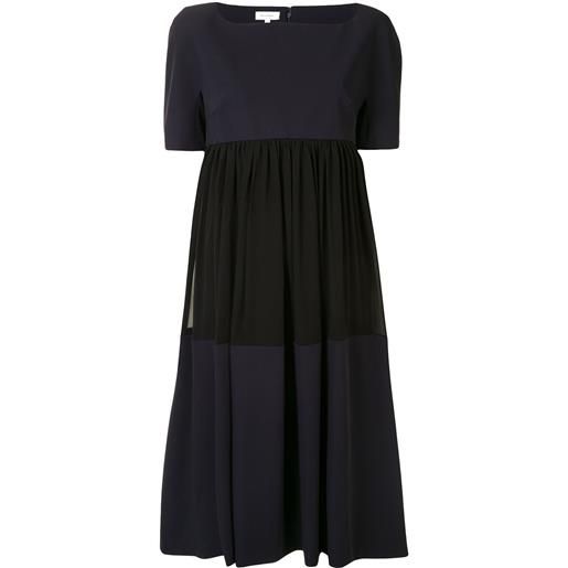 Delpozo abito midi color-block - blu