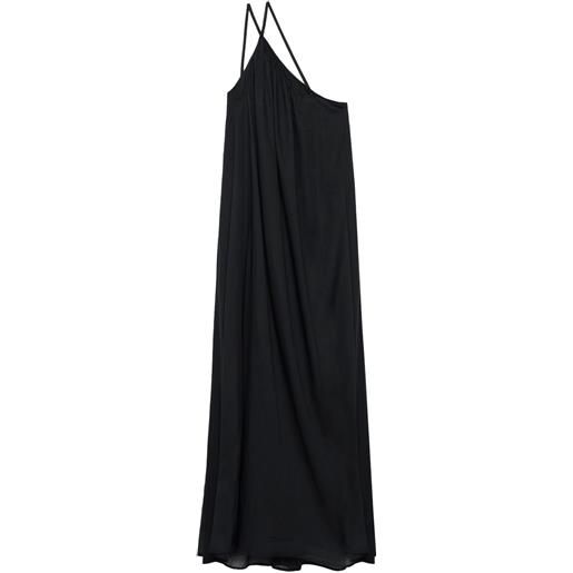 Closed abito con arricciature - nero