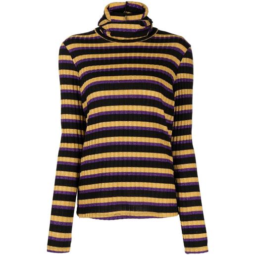 Anna Sui maglione a righe - giallo