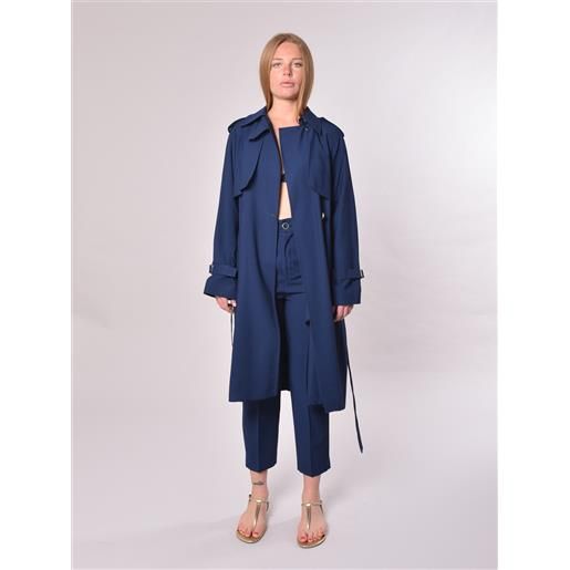 PETER HADLEY WOMAN trench blu