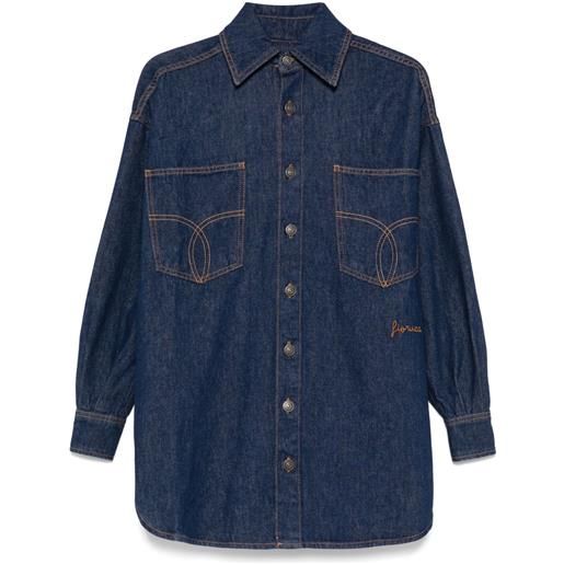 Fiorucci camicia denim - blu