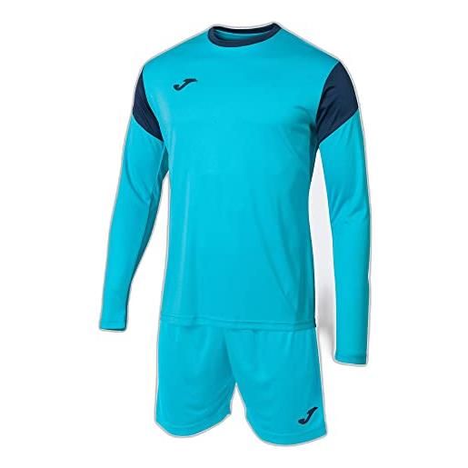 Joma equipaggiamento marca modello set phoenix gk turchese fluoro marino