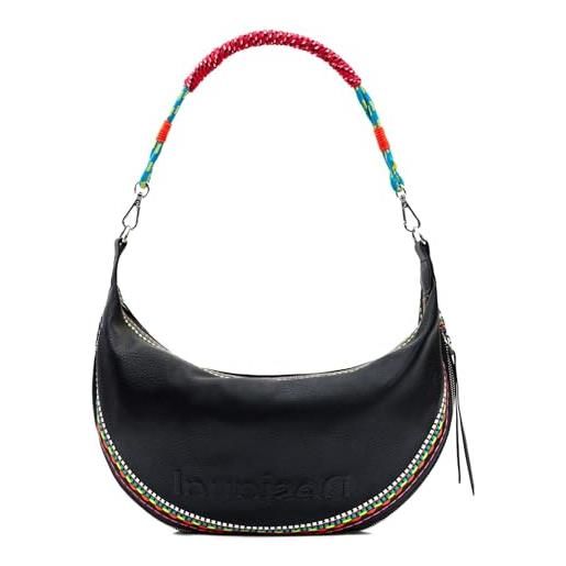 Borsa A Spalla Desigual Karyn Puffy 17X5063, Donna, Beige, 37x30x14 Cm - 2