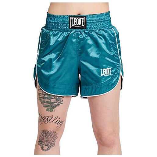 LEONE 1947, basic w pantaloncino kick-thai, donna, verde acqua, xs, ab801