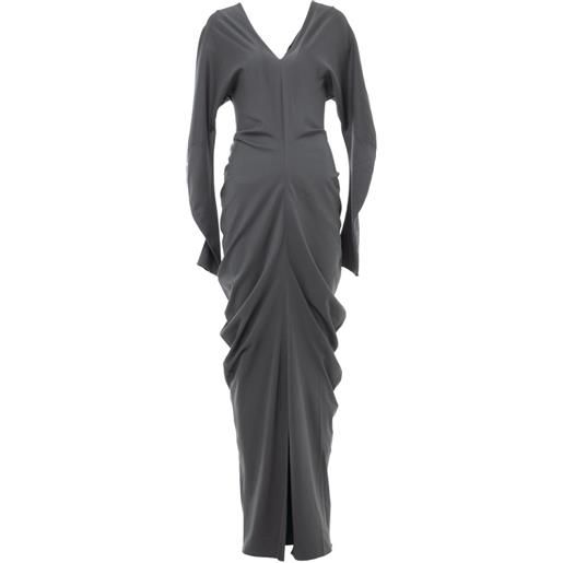 Cortana abito lungo kaz - grigio