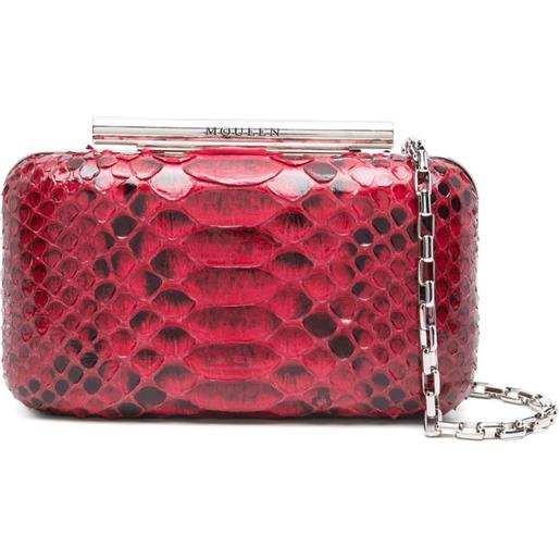 Alexander McQueen clutch t-bar box - rosa