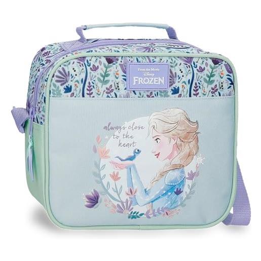 Disney frozen close to the heart astuccio scolastico, astuccio infafntil, realizzato in poliestere, triplo scomparto per migliorare l'organizzazione, dimensione ideale da portare nello zaino, con
