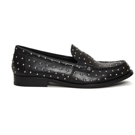 TORY BURCH classic stud loafer black