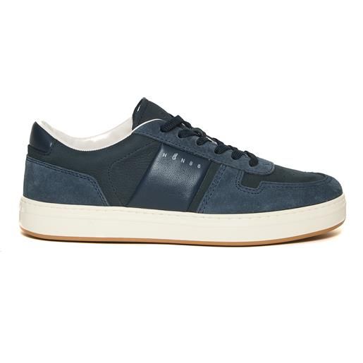 HOGAN sneakers nuovo cassetta pelle cam blu
