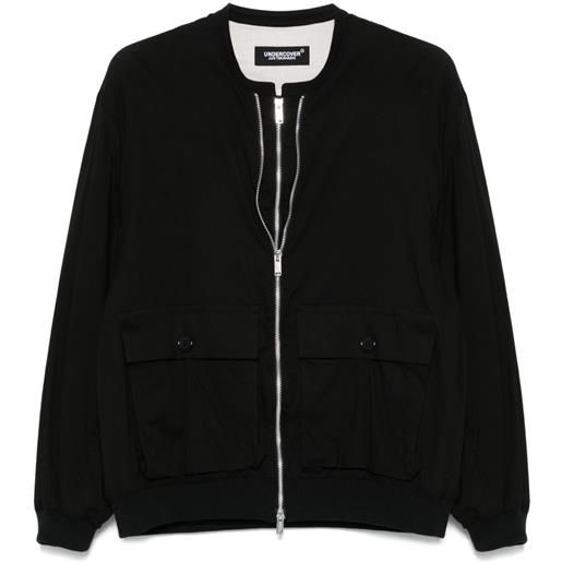 Undercover giacca con doppia zip - nero