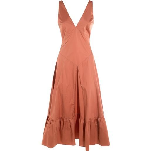 TWINSET abito midi in cotone