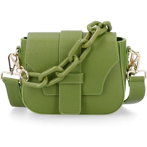 Chiara Ferretti borsa a spalla in pelle con manico a catena