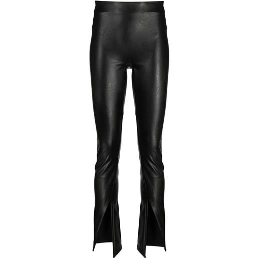 SPANX leggings in finta pelle - nero