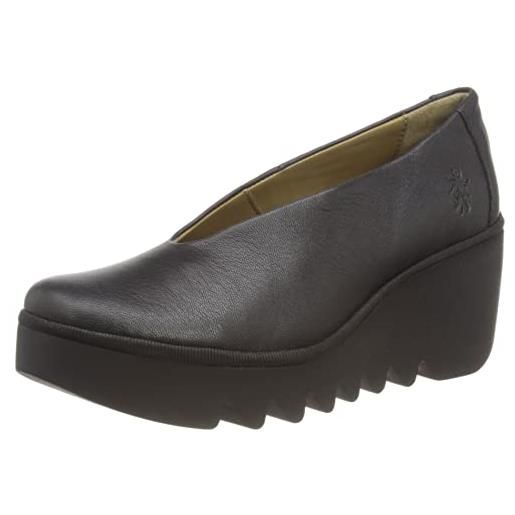 Fly London beso246fly, piattaforma donna, nero 01, 36 eu