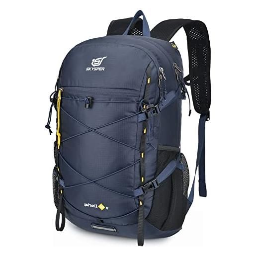 LOCAL LION Zaino da Hiking 30L, Zaino Trekking e Esursione in Nylon con Copertura Antipioggia,Durevole e Alta Capacità per Viaggio e Campeggio