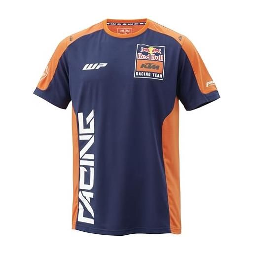 KTM red bull racing team replica tee, t-shirt, arancione/blu navy. , xl