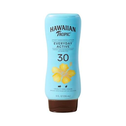 Hawaiian tropic® island sport ultra light with spf 30+ sunscreen lotion - 240ml