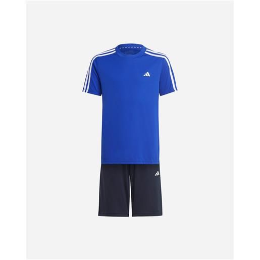 Adidas set basic jr - completo - blu