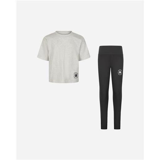 Converse set jr - completo - antracite